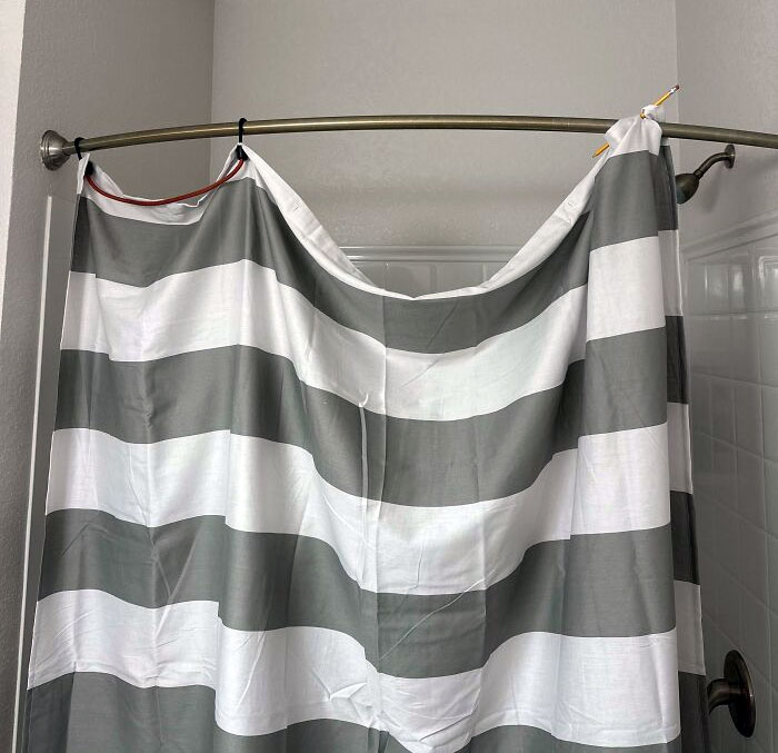 My Boyfriend Forgot To Buy Shower Curtain Rings