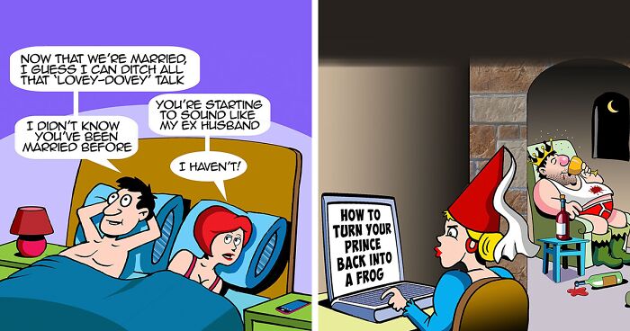 30 One-Panel Comics Filled With Silly Humor By This Artist