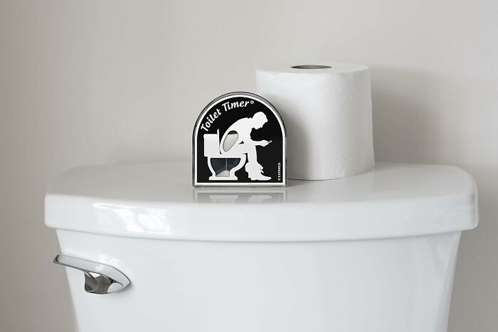 Make Bathroom Breaks Fun With The Original Toilet Timer: A Quirky Gag Gift For Those Who Take Too Long!