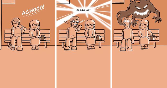 Artist Made 30 Sarcastic Comics With Unexpected And Dark Endings (New Pics)
