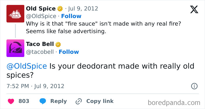 Old Spice vs. Taco Bell