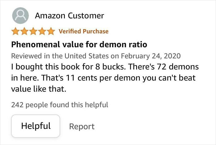 This Review For A Book About Demons