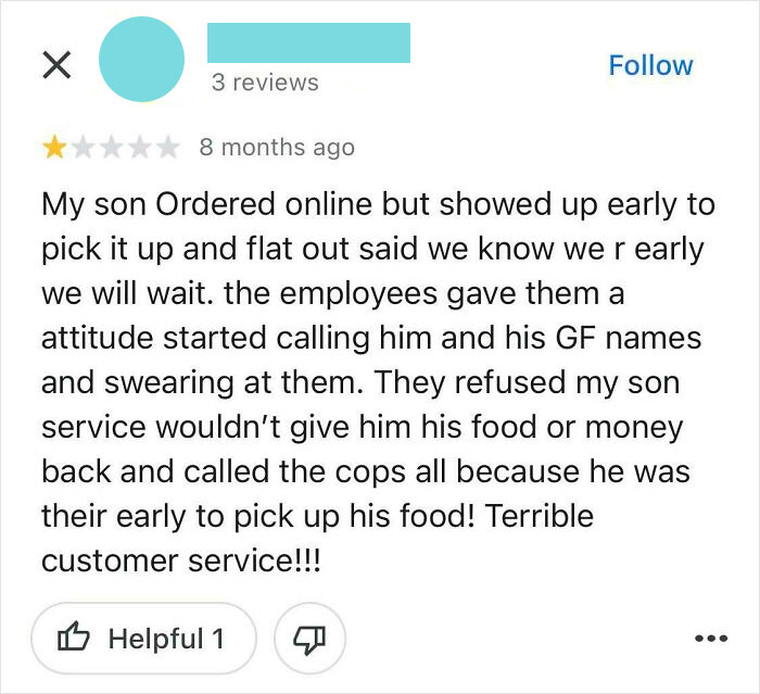 Review For A KFC In Vermont