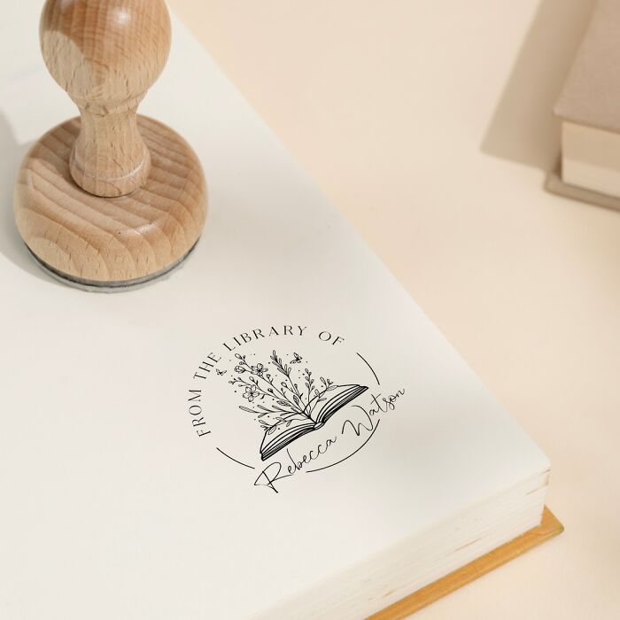 Elevate Your Library Experience With A Custom Library Stamp