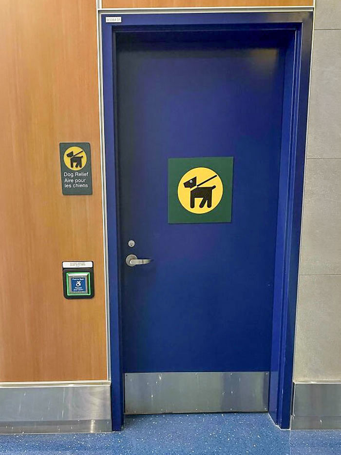 This Airport Has A Bathroom For Service Animals