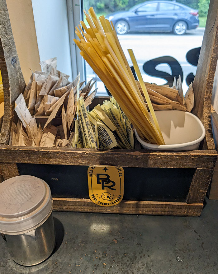 My Local Coffee Shop Uses Pasta For Stirring Drinks