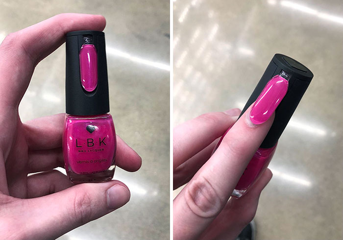 This Nail Polish Comes With A Swatch Built Into The Cap