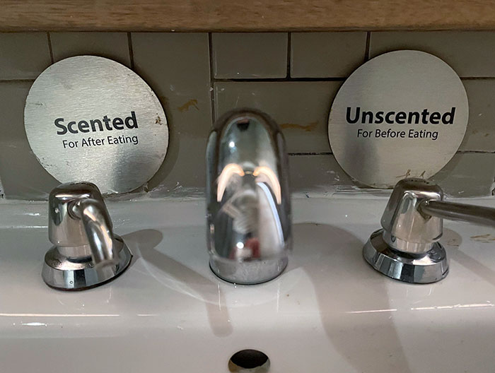 This Sushi Restaurant Has Two Different Soaps For Before And After Eating
