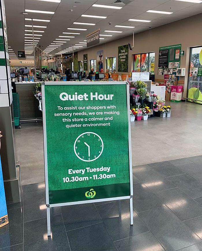 Australian Woolworths Supermarket Has A Quiet Hour With No Music For Those With Sensory Needs