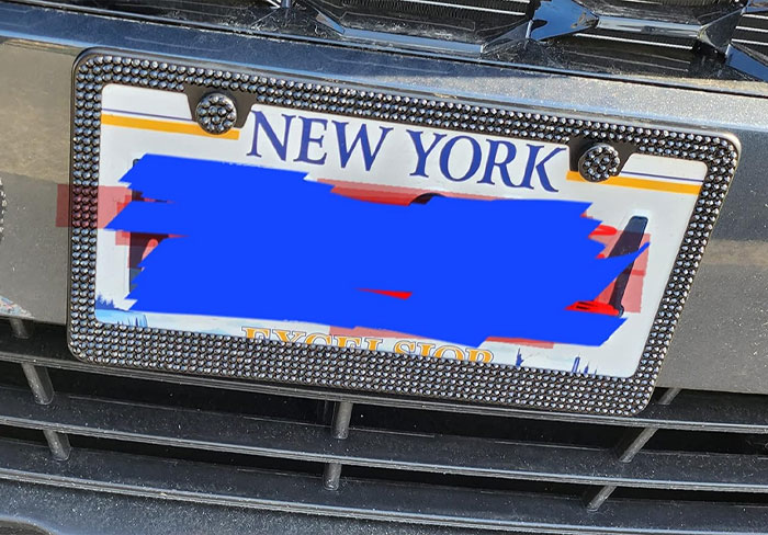 Sparkle & Dazzle On The Road With This Adorable, High-Quality Bling License Plate Frame!