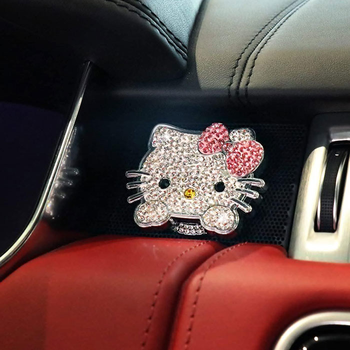 Brighten Your Ride With This Glam Push-Start Button Cover, Armoring Against Scratches While Rocking Your Dazzling Aesthetics!
