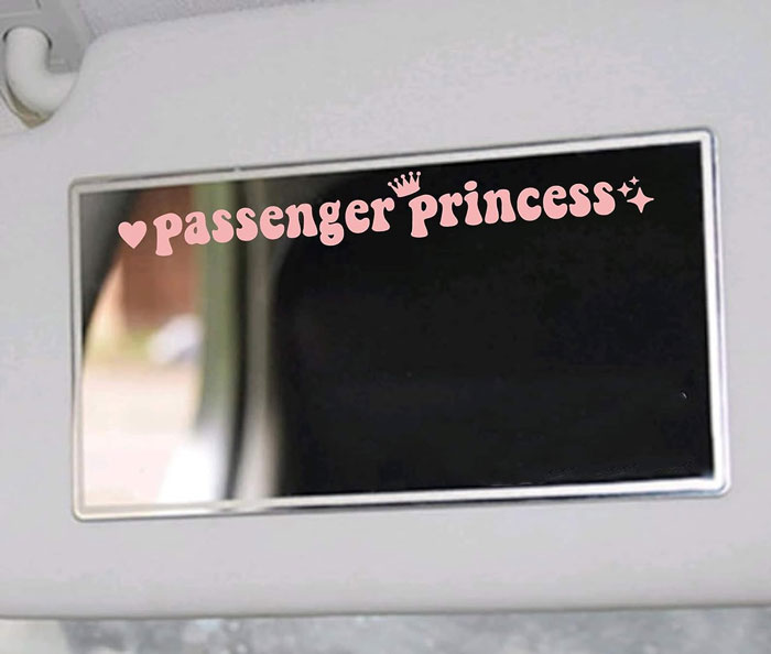 Be Your BF's 'Passenger Princess' With This Cheeky Car Rearview Mirror Window Sticker That Screams Cute & Fun!