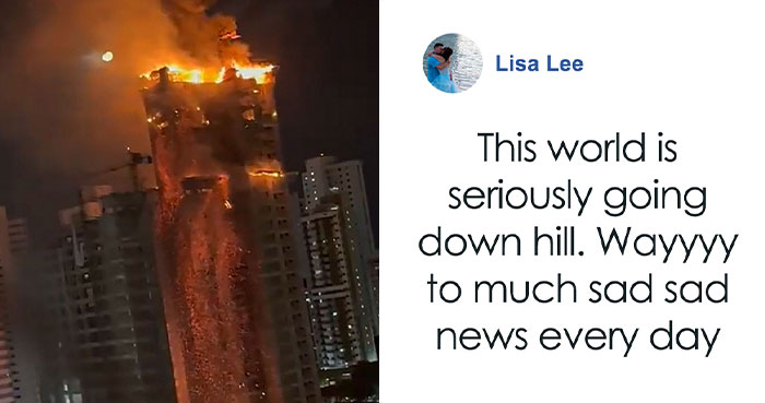 Fire Engulfs High-Rise Building In Brazil