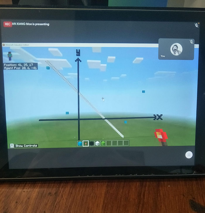 My Teacher Is Using Minecraft To Teach Us In Class. What A Legend