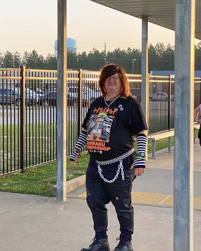The Kids At The High School Reached Their Goal On Money Raised For The Cupid Shuffle, And They Wanted To See Their Coach Dressed As An Emo. He Pulled Through And Slayed It