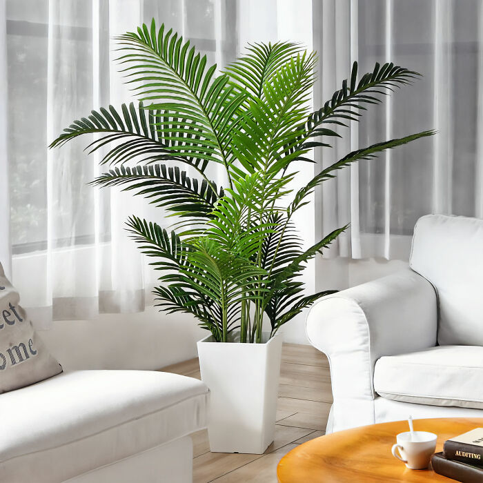 Create A Tropical Paradise With The Fake Palm Tree: Bring Relaxing Vibes To Any Space