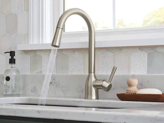 Upgrade Your Kitchen With The Spot Resist Stainless Pull Down Kitchen Faucet 