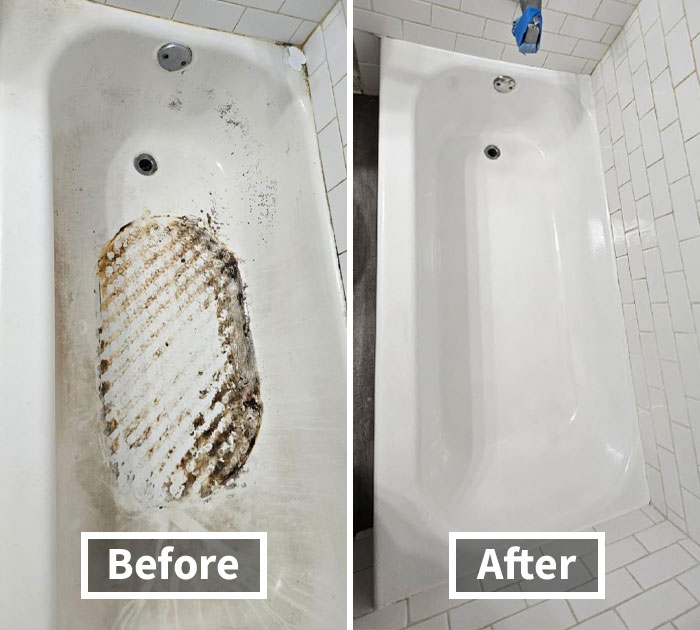 Bring Back Your Tub's Glory Days With Ekopel Roll-On Bathtub Refinishing Kit. It's DIY O'clock, Time To Flip That Bathroom Look!