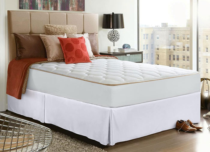 Experience The Royal Comfort Of Utopia Bedding Queen Bed Skirt - A Surefire Way To Hide Your Under-Bed Mess