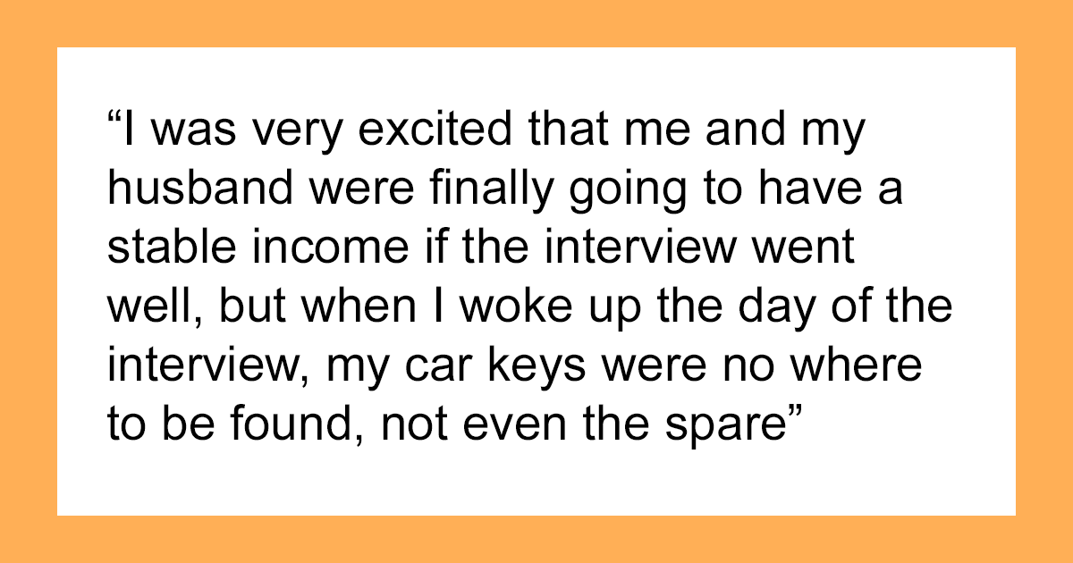 Woman Misses Her Job Interview Because She Can't Find Her Car Keys, Husband Confesses He Hid Them - Vimarsana News