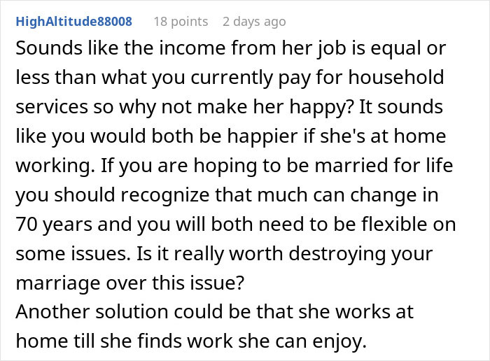 Wife Insists On Becoming A Housewife, Is Shocked Husband Wants Divorce