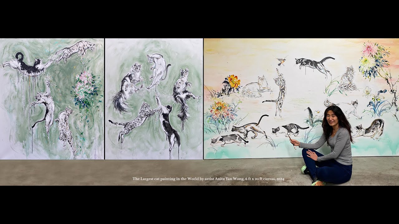 The Largest Cat Painting In The World