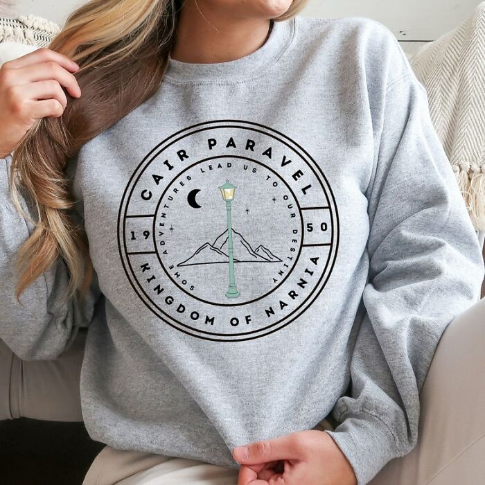 Cozy Up In Narnia: Cair Paravel Sweatshirt For Chilly Fantasy Evenings!