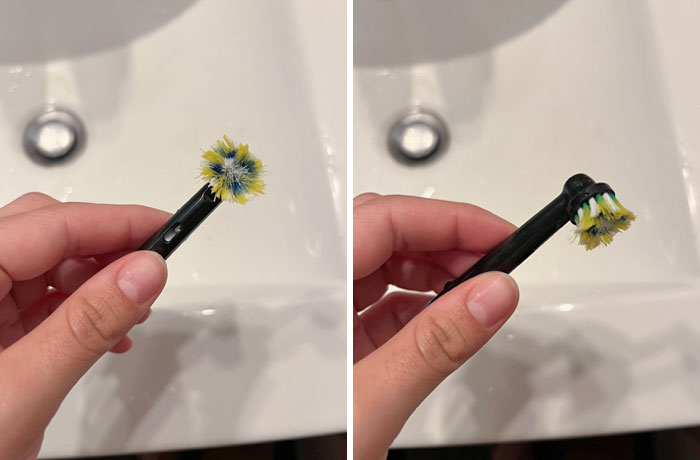 According To My Boyfriend, His Toothbrush Does Not Need To Be Changed