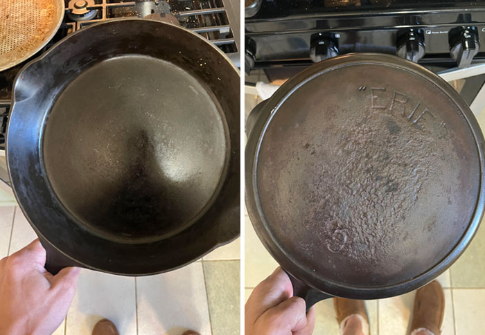 Just Inherited This Pan From My Late Grandfather. He Was 93, This Pan Is At Least 115 Years Old