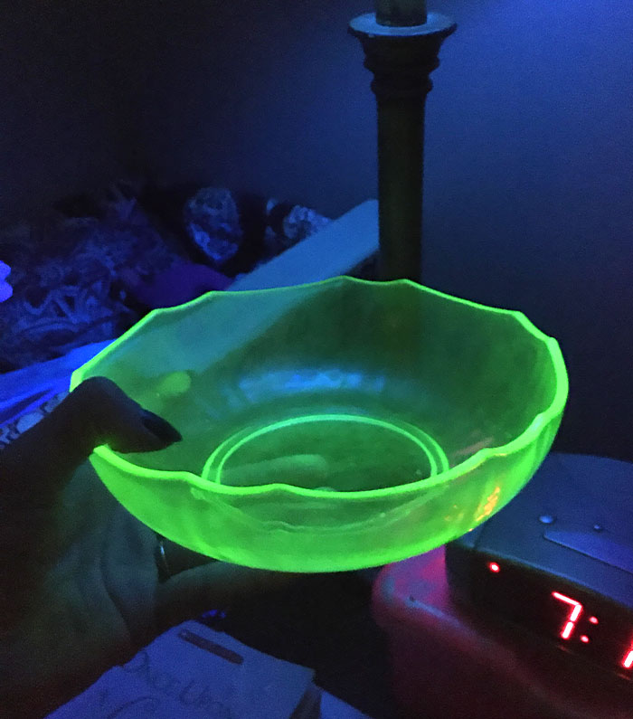 Inherited A Radium Glass Dish From My Late Great-Grandmother