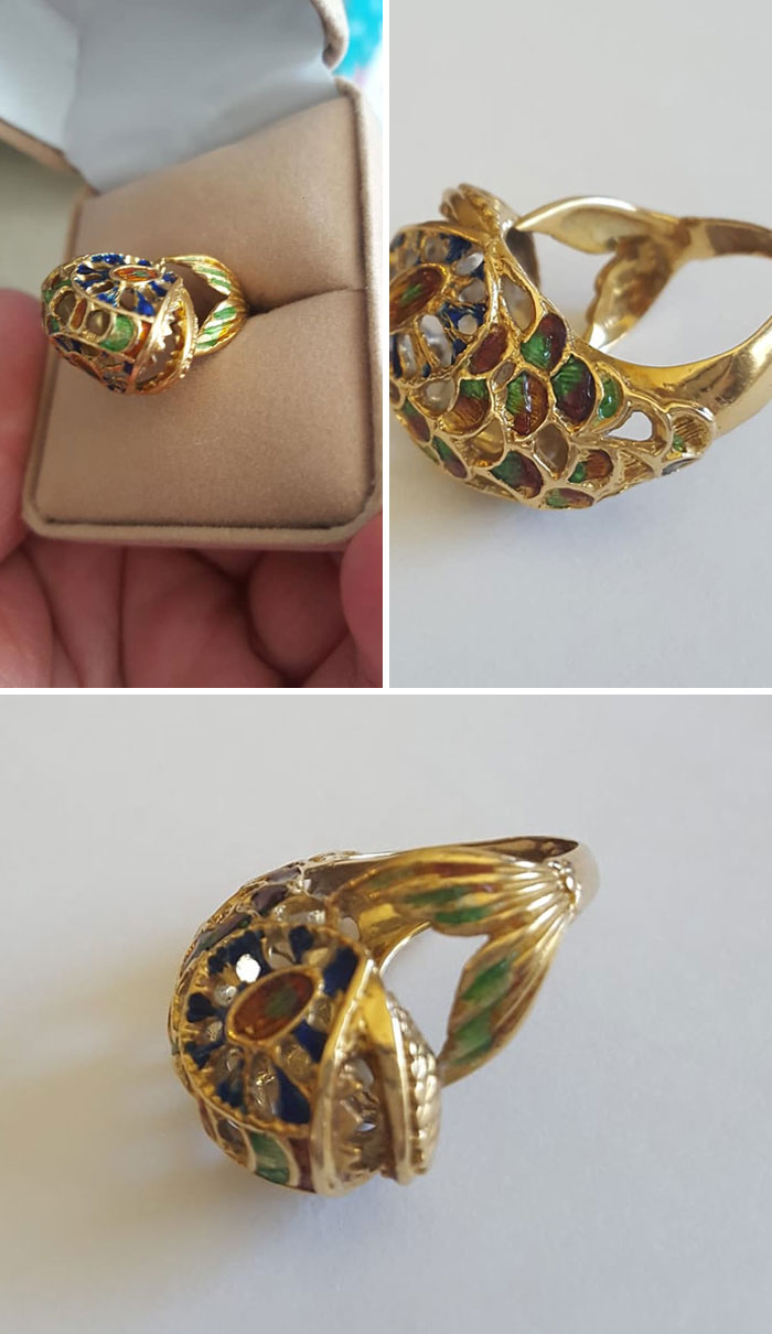 My Grandmother Gifted Me With This Ring A Few Years Before She Passed Away. I Loved It Because It Was From Her, And Because It Was Totally Strange