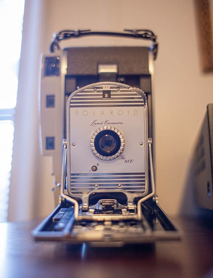 This Is A Polaroid 800 Land Camera From The Late 1950s. I Inherited It From My Aunt In 2007