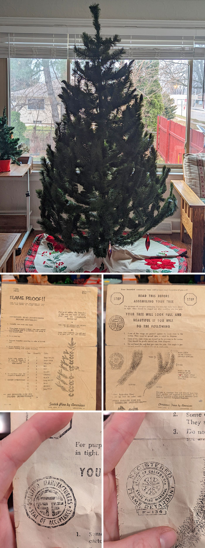 This Tree Has Been Passed Down Through Four Generations Of People. I Don't Know The Exact Age, But It Predates 1940