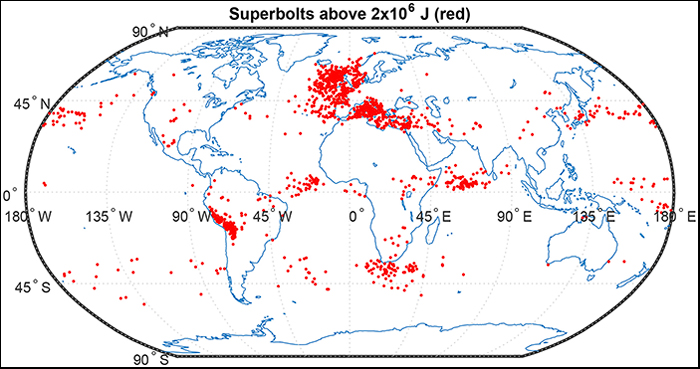 80% Of Lightning Occurs Over The Land, But The Most Extreme Lightning Happens Over The Ocean