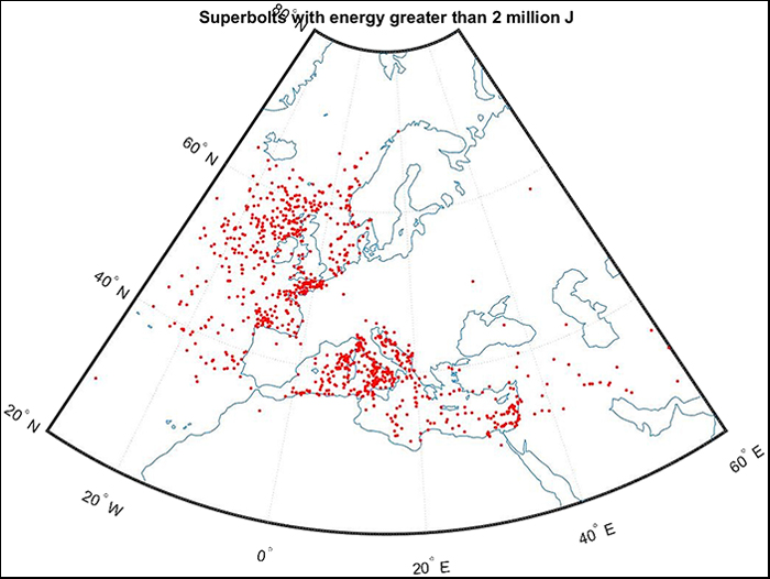 80% Of Lightning Occurs Over The Land, But The Most Extreme Lightning Happens Over The Ocean 80% Of Lightning Occurs Over The Land, But The Most Extreme Lightning Happens Over The Ocean