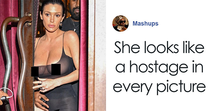 Bianca Censori Wears Obscene Piece Of Jewelry, Has Date With Kanye In Tights With No Underwear