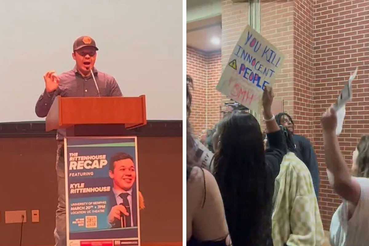 Students Boo Kyle Rittenhouse Off Stage In “Humiliating” TPUSA Event At ...