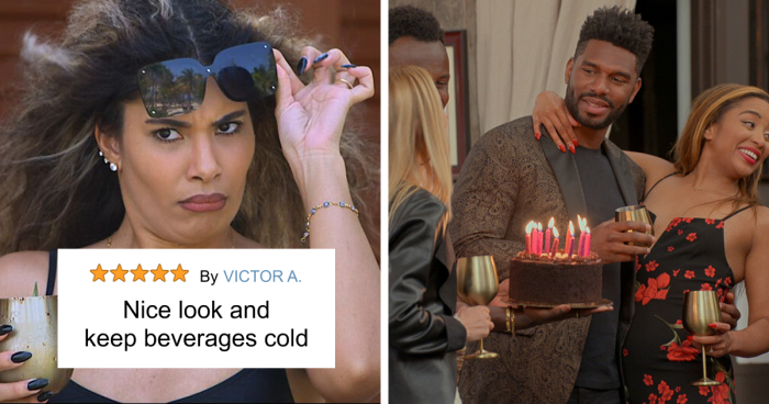 31 Golden Cups and Wine Glasses Reflecting ‘Love Is Blind’