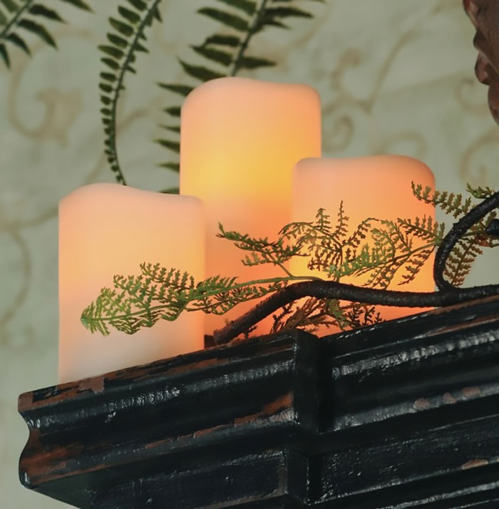 Flicker Without The Fire: Flameless LED Wavy Candles light The Way!
