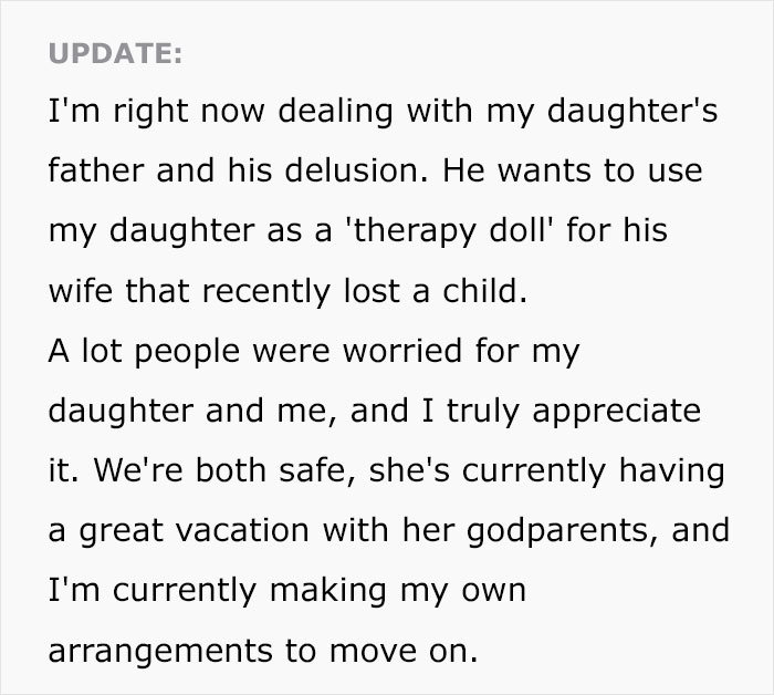 Mom Refuses To Let Her Daughter Become A “Therapy Doll” For Ex’s New Wife After Tragedy Strikes