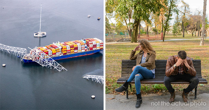 Man Narrowly Escapes Baltimore Bridge Collapse By Minutes Due To Argument With Girlfriend