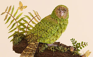 Our 11 Bird Sculptures Made From Tiny Hand-Cut Feathers