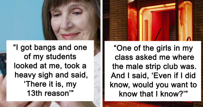 High School Teacher Shares 36 Moments That Left Her Speechless