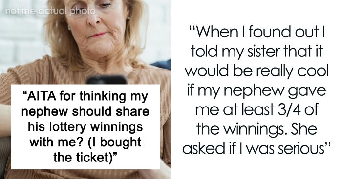 “I Really Need All Of It”: Nephew Wins Lottery Money, Ticket Gifter Wants 75% Of It Back