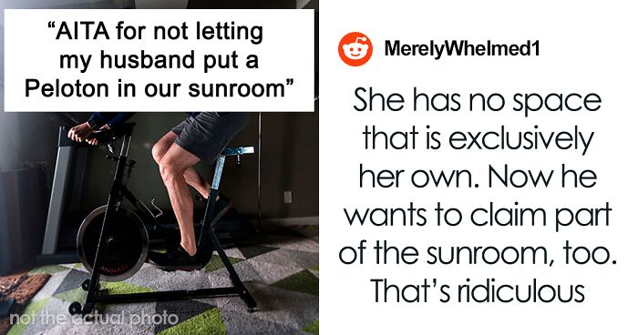 Woman Doesn’t Let Husband Invade Her Personal Corner At Home With His Peloton, Drama Ensues