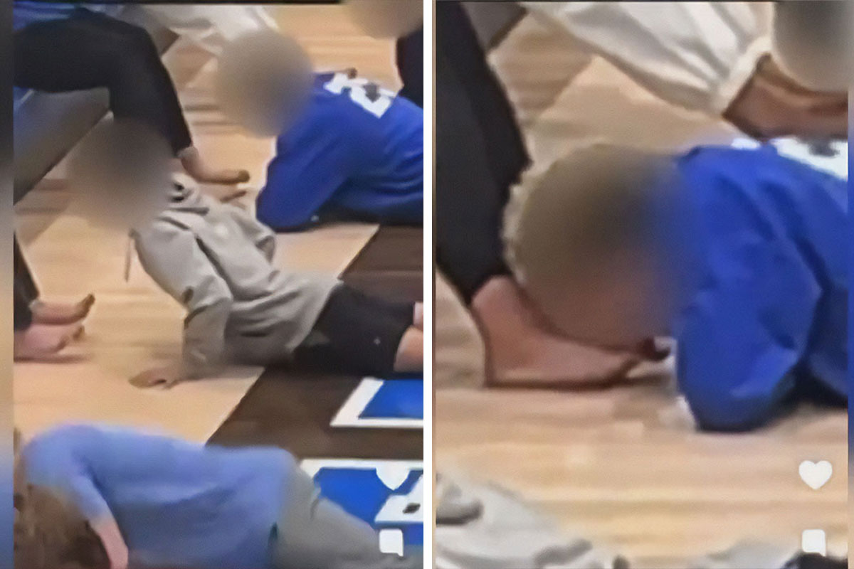 Parents Outraged At Fundraiser Event Where Students Licked Peanut Butter Off Each Other’s Toes