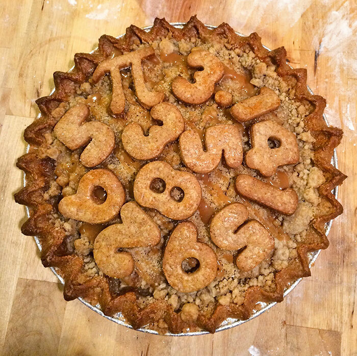 Happy Pi Day With This Salted Caramel Apple Pie With Crumb Top