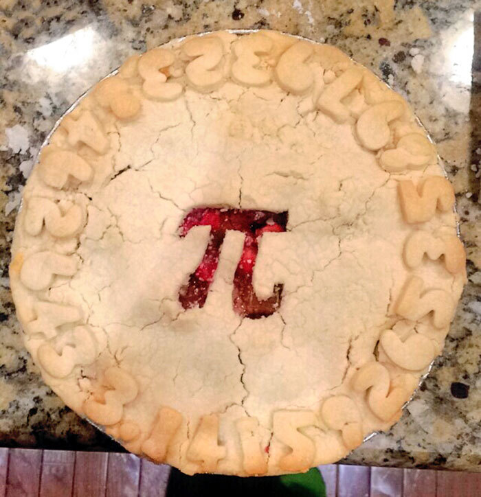 My Pi Pie. It Won First Place At My School's Pie Baking Contest