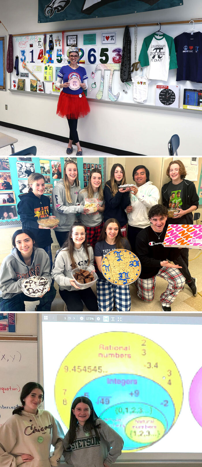 Students Participated In Math Activities And Brought In Pi-Themed Treats