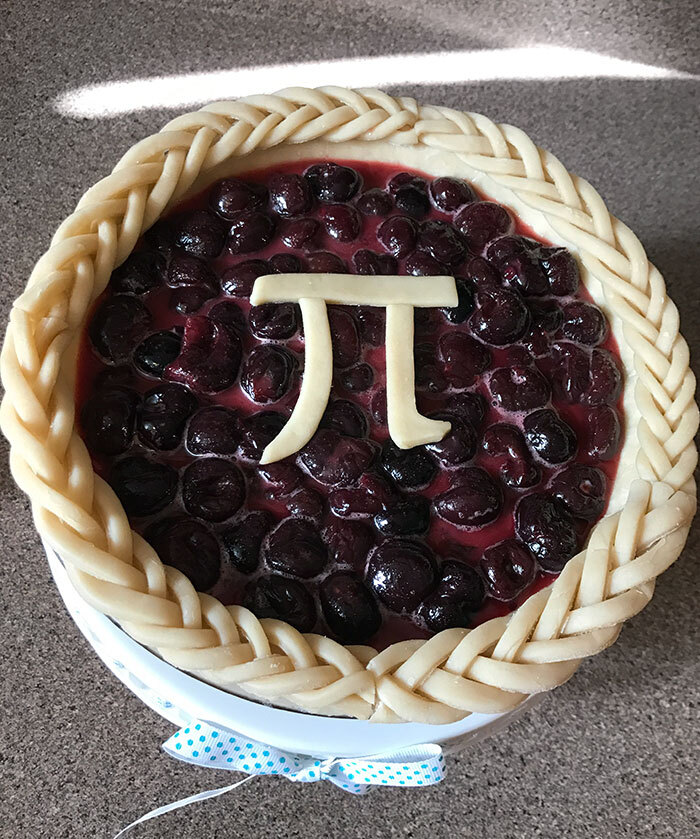 My Homemade Cherry Pie For Pi(e) Day